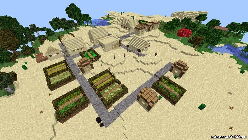 Мод Village-up Mod для Minecraft 1.6.4